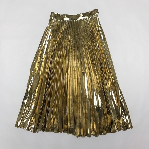 Vintage Gold Lame Skirt | Poshmark
